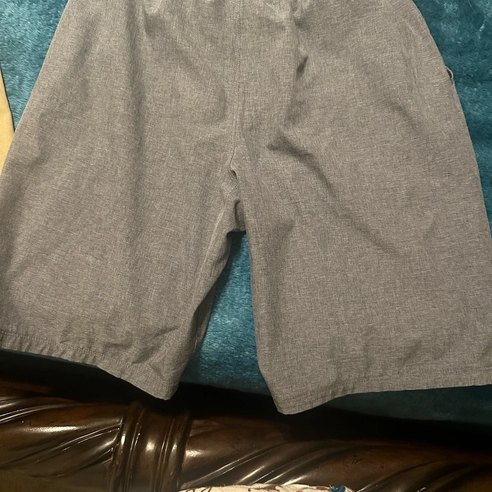 Hurley Boy Shorts in Tan and Gray~2 pairs